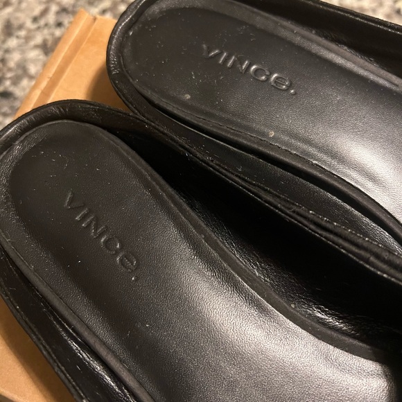 Vince black suede mules. Good condition. - Picture 3 of 4